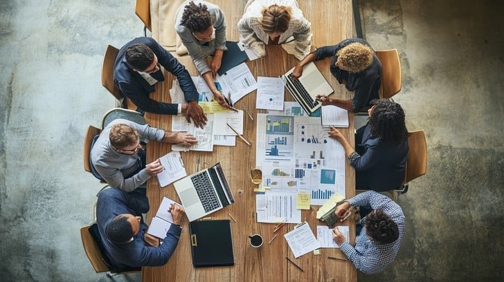 team-strategy-meeting-stockcake